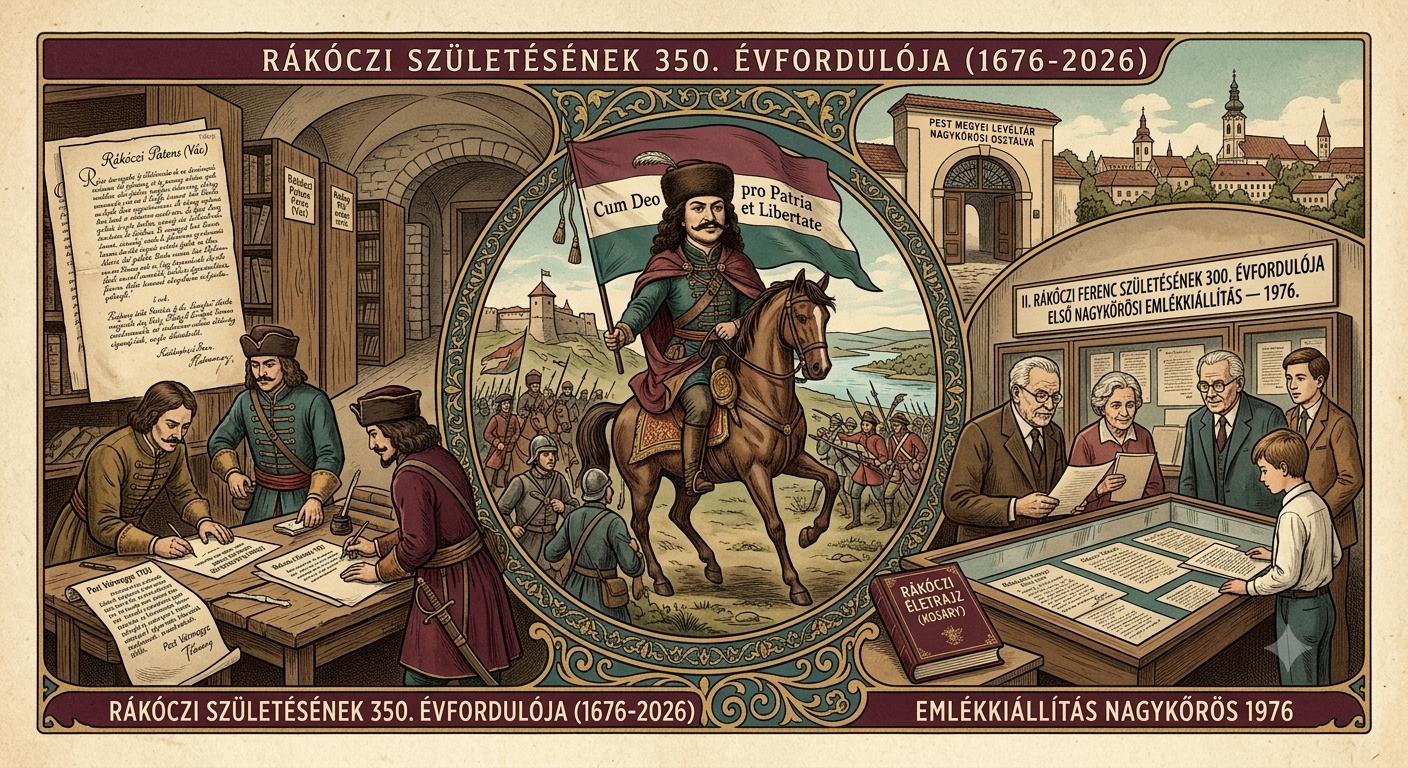 Háromszázötven éve született a vezérlő fejedelem: fél évszázada nyílt meg az első nagykőrösi Rákóczi-emlékkiállítás