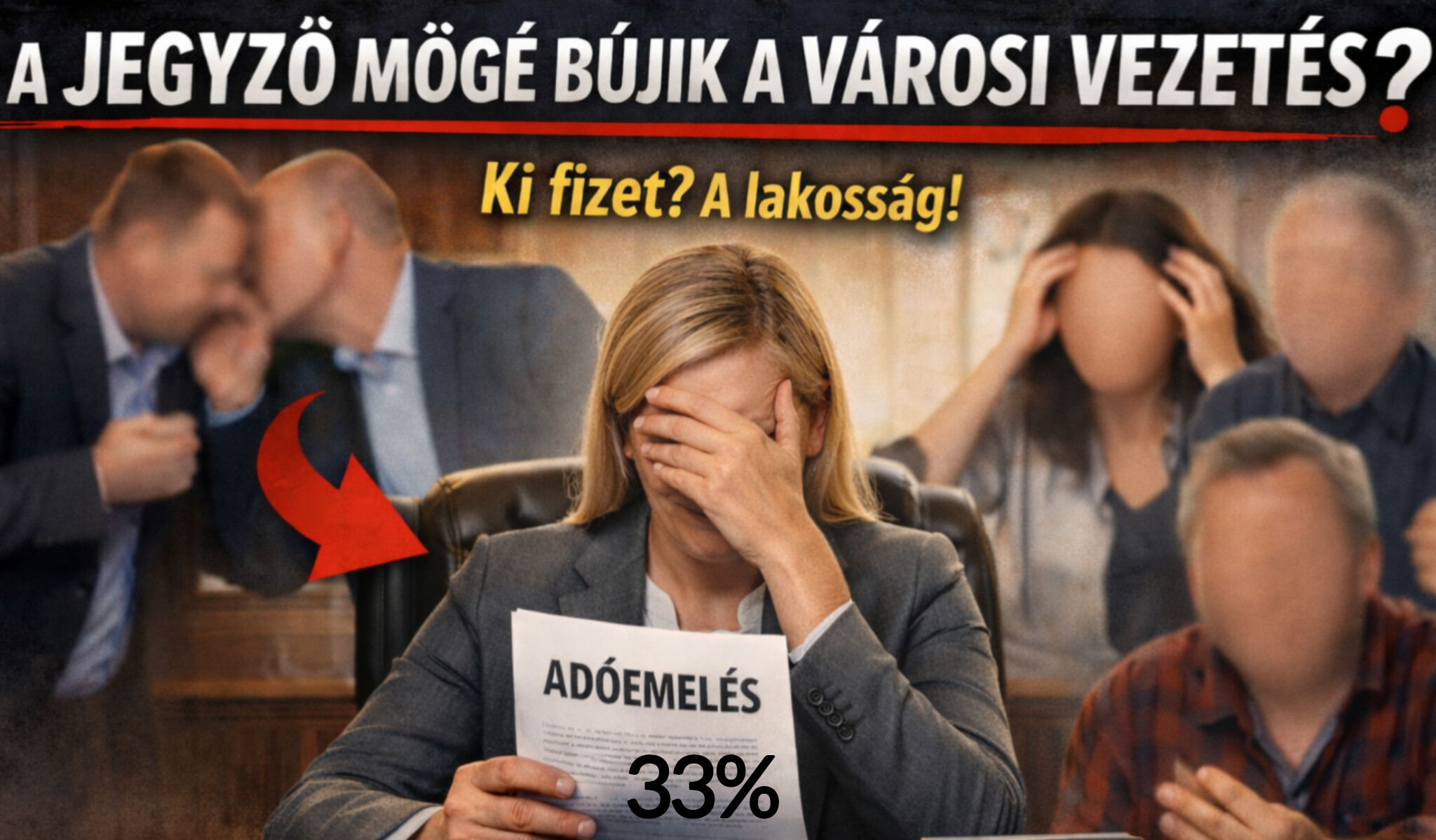 A jegyző mögé bújik a városi vezetés?