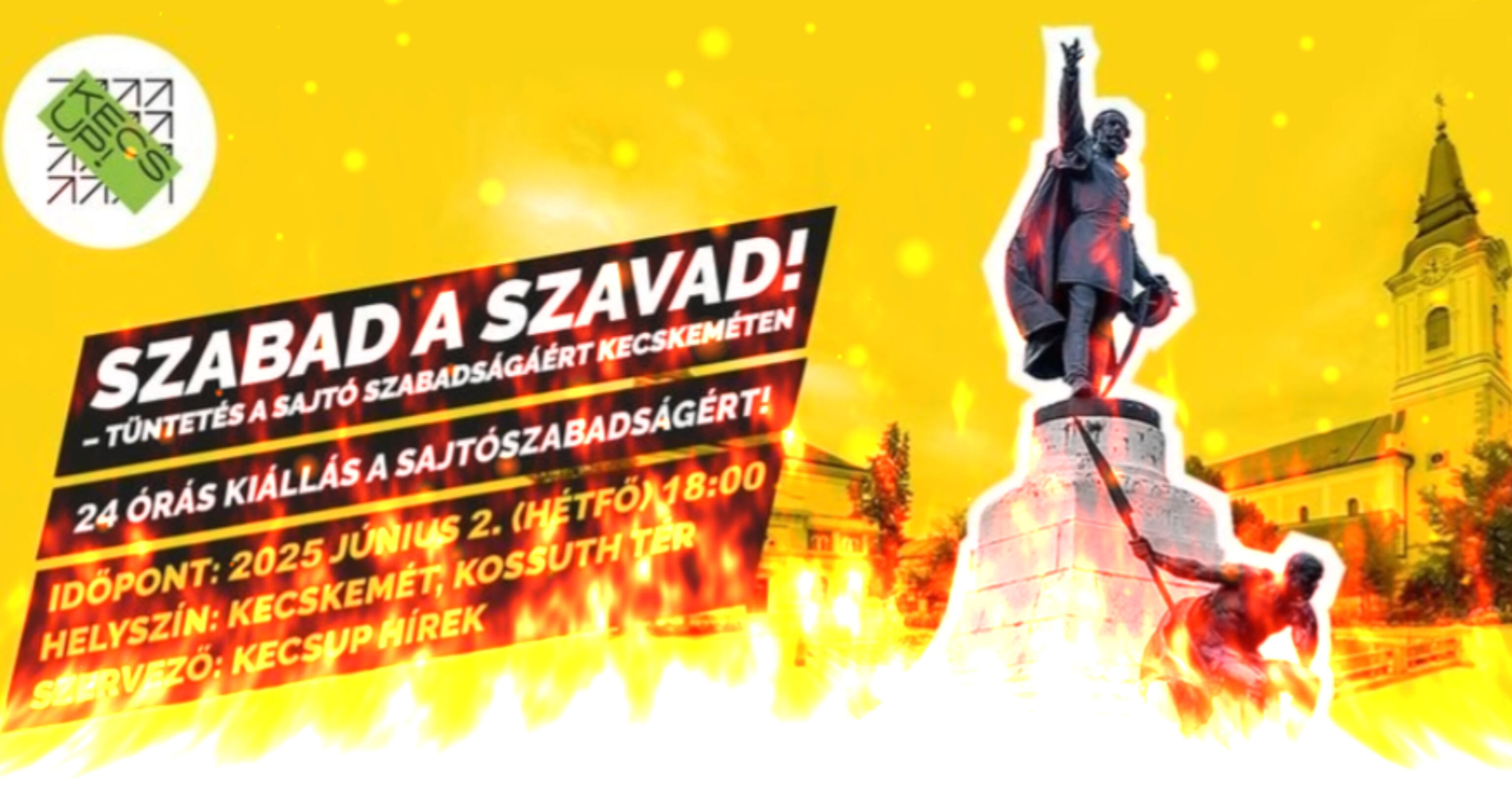 SZABAD A SZAVAD! - Tüntetés a sajtószabadságért