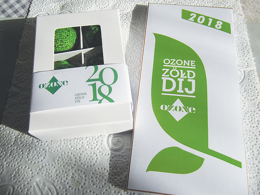 Ozone Zöld Díj – környezetünk védelméért!