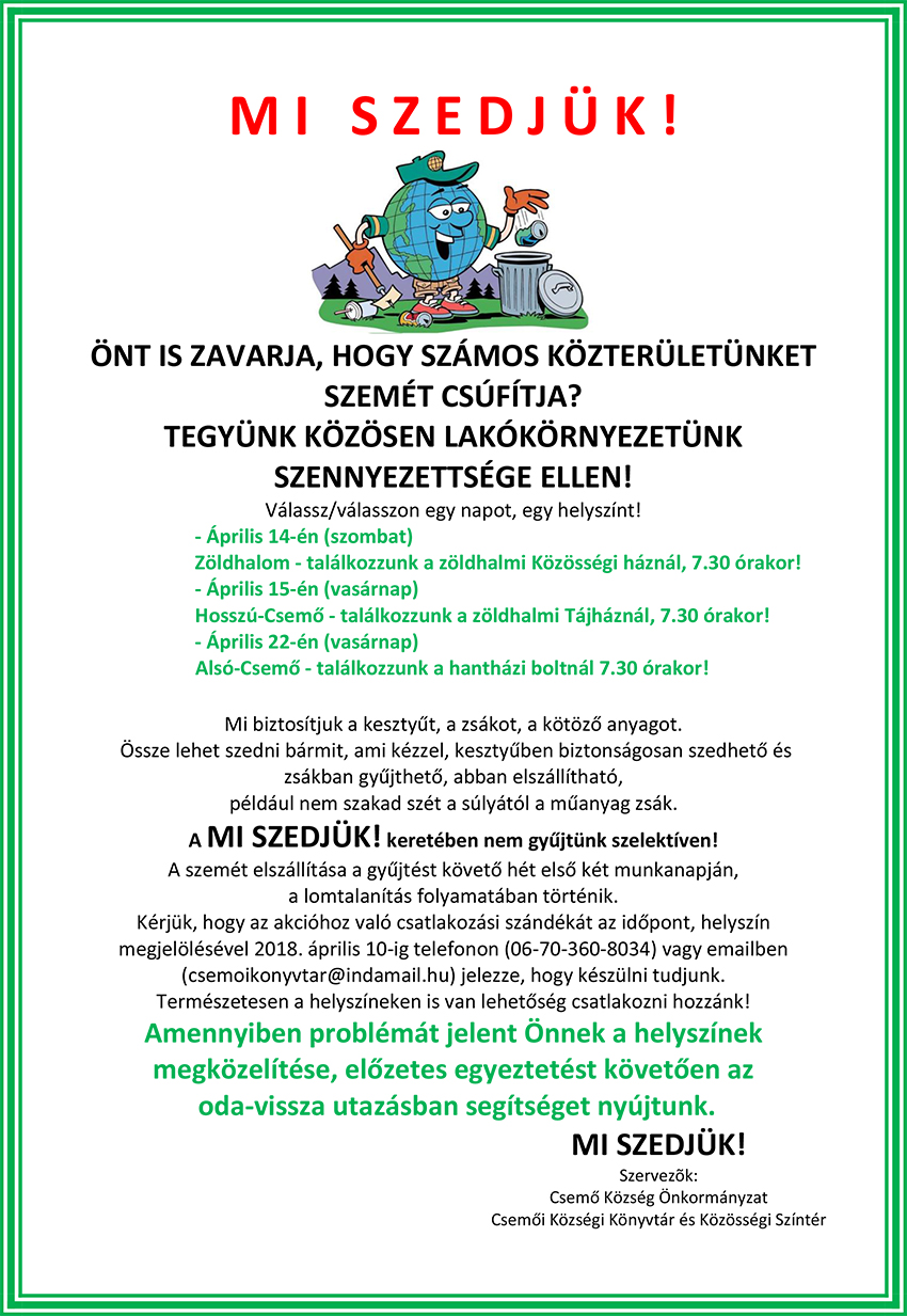 Mi szedjük!