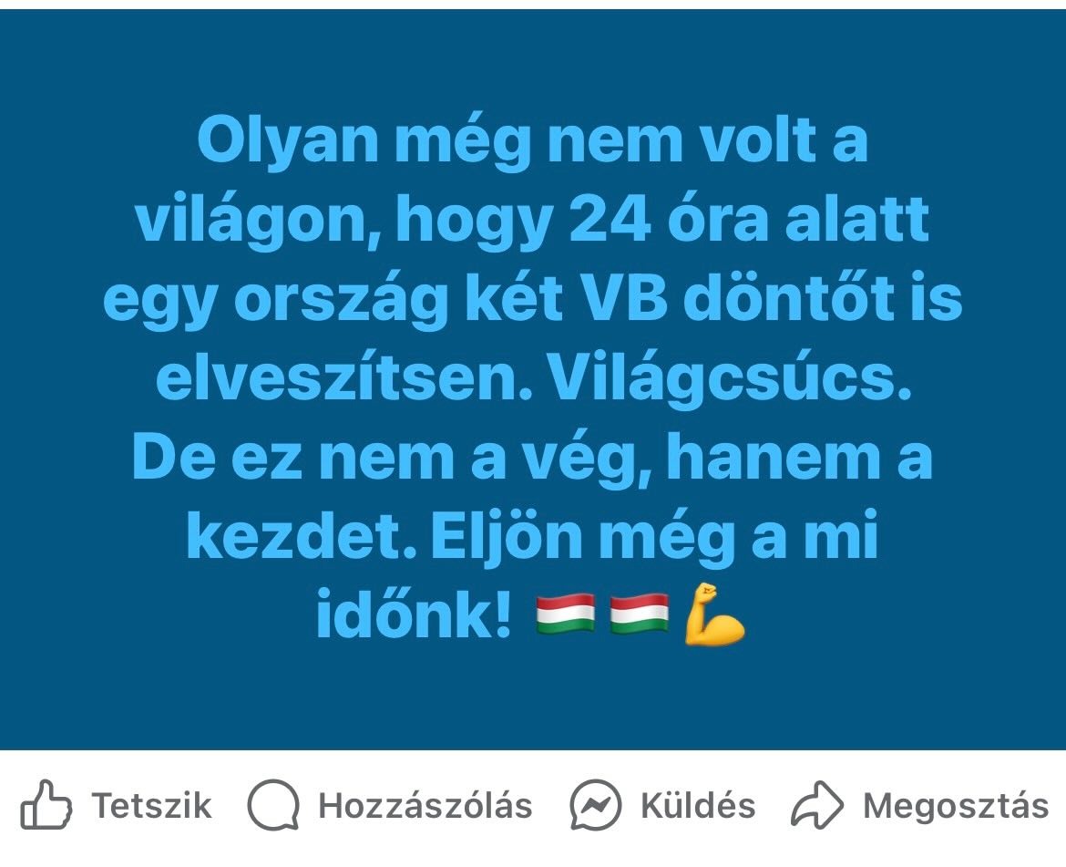 HETI SPORT - amikor az ezüstérmet sem illik megtapsolni