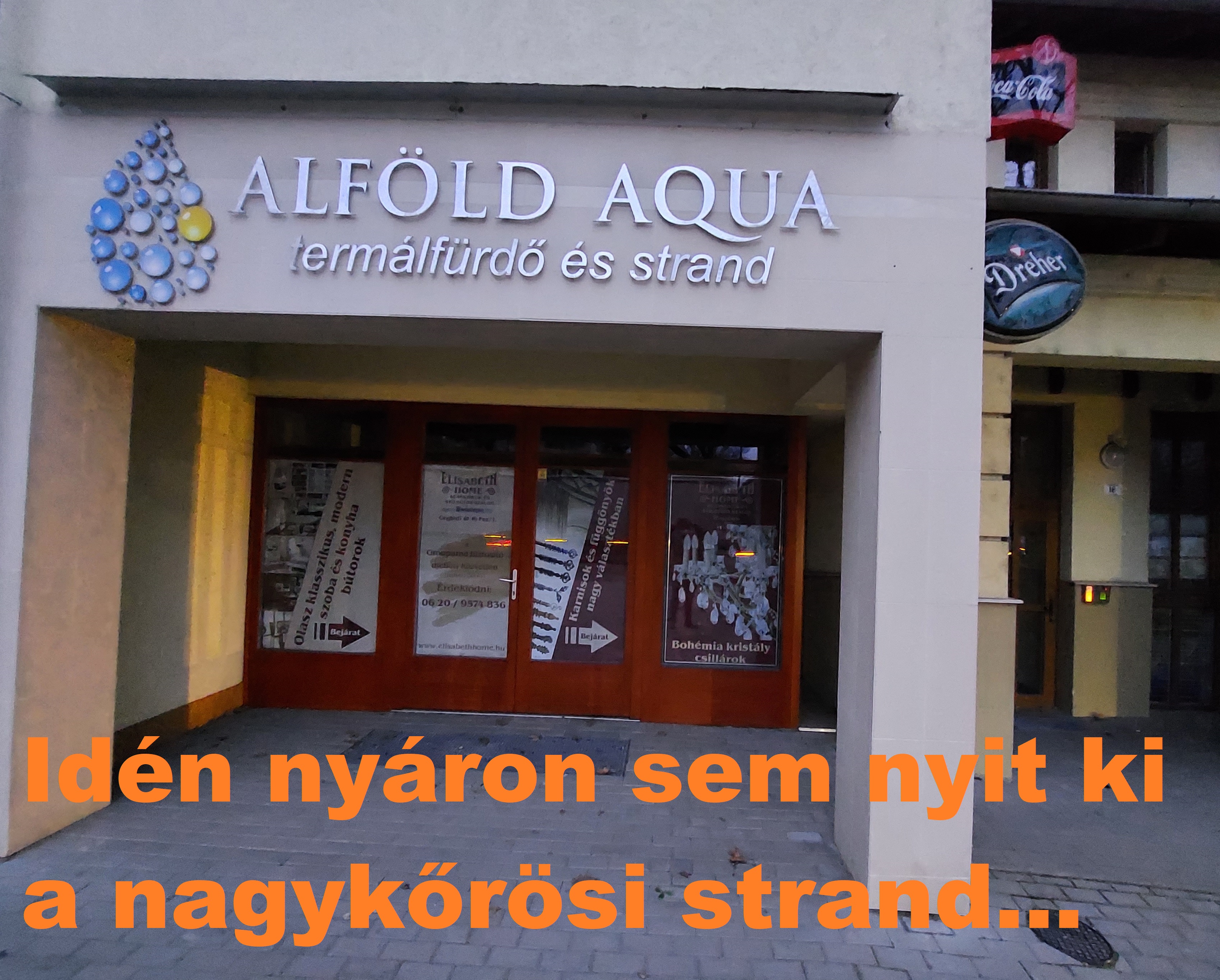 Elúszott a remény: Ezen a nyáron sem tudnak strandolni a nagykőrösiek