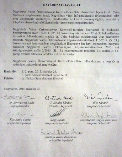 Felállva ünnepelték Czira Szabolcsot, majd 3,1 millió forint jutalmat szavaztak meg neki