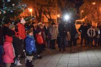 ABONY: Meggyújtottuk a hit gyertyáját a városi adventi koszorún