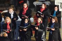 ABONY: Meggyújtottuk a hit gyertyáját a városi adventi koszorún