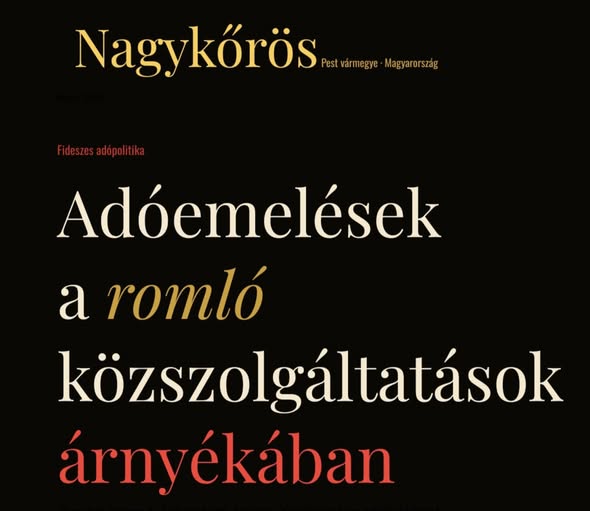 Nagykőrös szegényedik, a fideszes elit gazdagodik