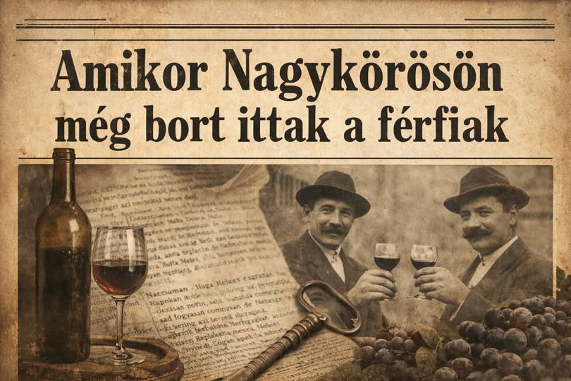 Amikor Nagykőrösön még bort ittak a férfiak